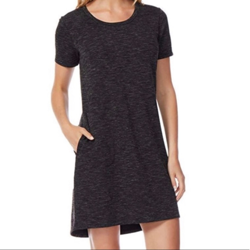 32 Degrees Cool T-shirt Dress Gray Size M